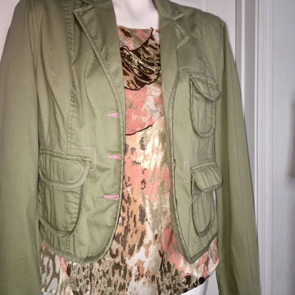 DKNY JEANS camisole/ jacket combo size S
